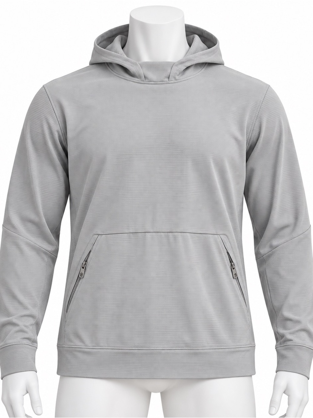 lululemon athletica Men's Light Gray Hooded Pullover